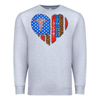 4th Of July Nurse Heart Flag Premium Sweatshirt | Teevron