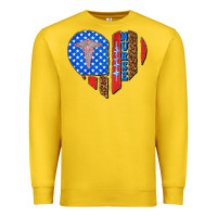Lemon 4th of july nurse heart flag Premium Sweatshirt - texasbilliewilder