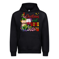 Black Christmas and wine Urban Hoodie - AdoDesignShop