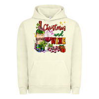 Pigment Pistachio Christmas and wine Urban Hoodie - AdoDesignShop