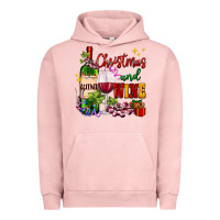 Pigment Salmon Christmas and wine Urban Hoodie - AdoDesignShop