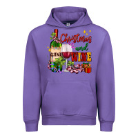 Tulip Christmas and wine Urban Hoodie - AdoDesignShop