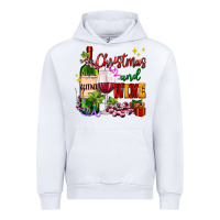 White Christmas and wine Urban Hoodie - AdoDesignShop