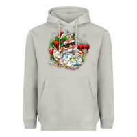 Moon Dust santa with sunglasses christmas Heavyweight Hoodie - Zillion Design Studio