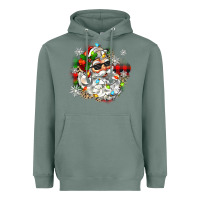 Sage santa with sunglasses christmas Heavyweight Hoodie - Zillion Design Studio