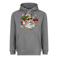 Storm santa with sunglasses christmas Heavyweight Hoodie - Zillion Design Studio