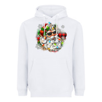 White santa with sunglasses christmas Heavyweight Hoodie - Zillion Design Studio