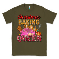 Army Green christmas baking queen Classic Tee - FaDigitalArtStudio