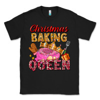 Black christmas baking queen Classic Tee - FaDigitalArtStudio