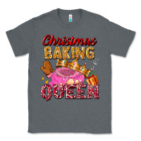 Charcoal Heather christmas baking queen Classic Tee - FaDigitalArtStudio