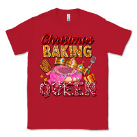 Red christmas baking queen Classic Tee - FaDigitalArtStudio