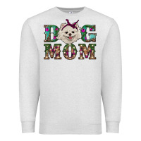 Oatmeal Heather Christmas dog mom Pomeranian Premium Sweatshirt - RanaPortraitStore
