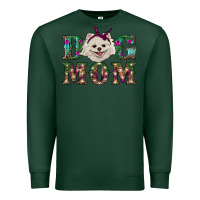 Sports Green Christmas dog mom Pomeranian Premium Sweatshirt - RanaPortraitStore