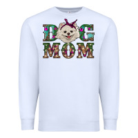 White Christmas dog mom Pomeranian Premium Sweatshirt - RanaPortraitStore