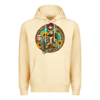 Pina Colada western skeleton coffee sunflowers Premium Hoodie - Artiststas