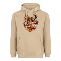 Mushroom reindeer christmas Heavyweight Hoodie - Zillion Design Studio