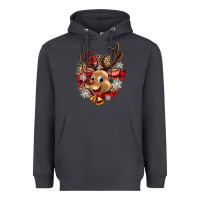 Smoke reindeer christmas Heavyweight Hoodie - Zillion Design Studio