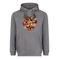 Storm reindeer christmas Heavyweight Hoodie - Zillion Design Studio