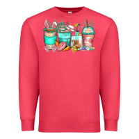 Cardinal easter nurse coffee cups Premium Sweatshirt - Zillion Design Studio