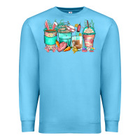 Ocean Blue easter nurse coffee cups Premium Sweatshirt - Zillion Design Studio