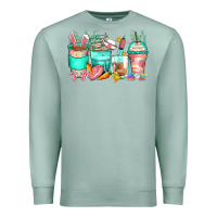 Seafoam easter nurse coffee cups Premium Sweatshirt - Zillion Design Studio