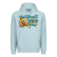 Blue Mist only talking to jesus today Premium Hoodie - AdoDesignShop
