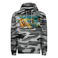Slate Camo only talking to jesus today Premium Hoodie - AdoDesignShop