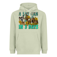 Matcha a lot can happen in 3 days western Heavyweight Hoodie - texasbilliewilder