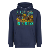 Navy a lot can happen in 3 days western Heavyweight Hoodie - texasbilliewilder