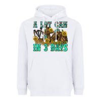 White a lot can happen in 3 days western Heavyweight Hoodie - texasbilliewilder