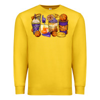 Lemon basketball coffee cups Premium Sweatshirt - Zillion Design Studio