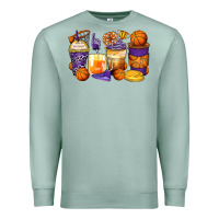 Seafoam basketball coffee cups Premium Sweatshirt - Zillion Design Studio