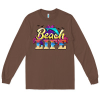 Chestnut beach life Long Sleeve Tee - BarkalooDesign