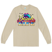 Mushroom beach life Long Sleeve Tee - BarkalooDesign