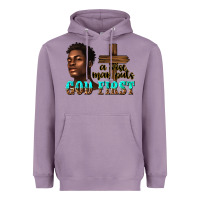 Lavender a wise man puts god first Heavyweight Hoodie - texasbilliewilder