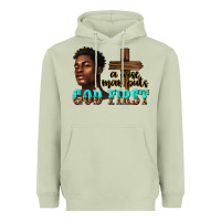 Matcha a wise man puts god first Heavyweight Hoodie - texasbilliewilder