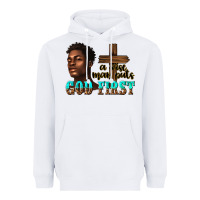 White a wise man puts god first Heavyweight Hoodie - texasbilliewilder