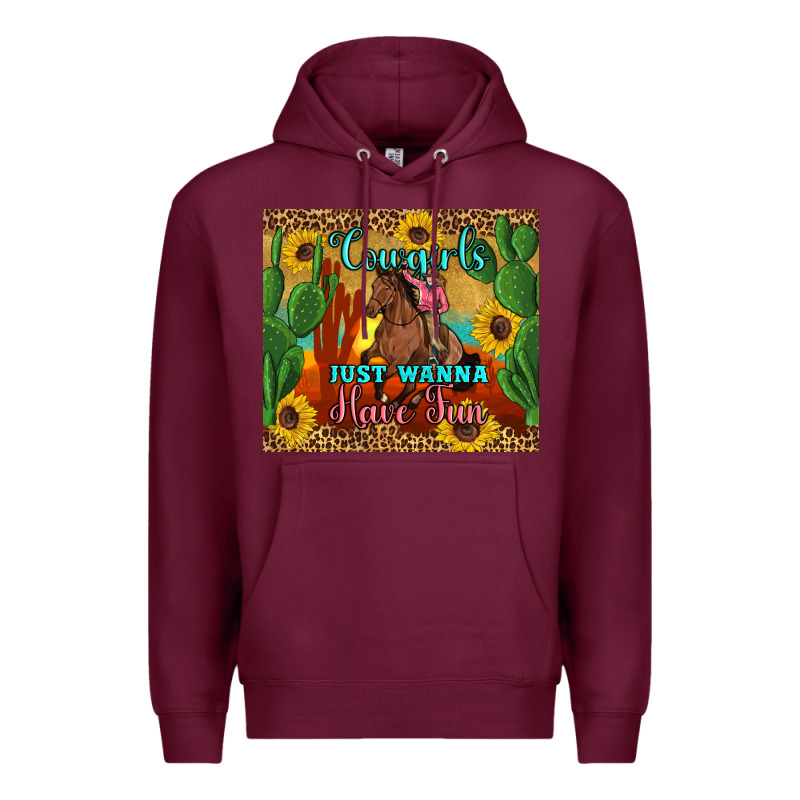Cowgirls Just Wanna Have Fun Premium Hoodie by Artiststas | Teevron
