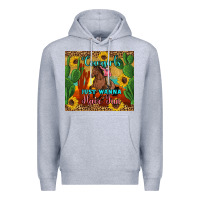 Heather Grey cowgirls just wanna have fun Premium Hoodie - Artiststas