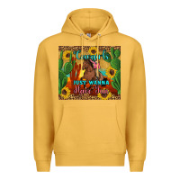Mustard cowgirls just wanna have fun Premium Hoodie - Artiststas