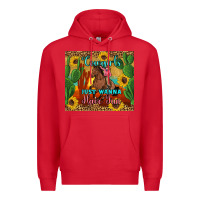 Red cowgirls just wanna have fun Premium Hoodie - Artiststas