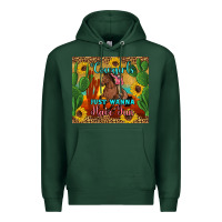 Sports Green cowgirls just wanna have fun Premium Hoodie - Artiststas