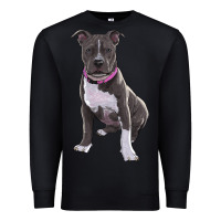 Black pitbull Premium Sweatshirt - RanaPortraitStore