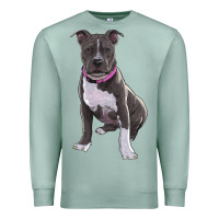 Seafoam pitbull Premium Sweatshirt - RanaPortraitStore