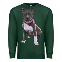 Sports Green pitbull Premium Sweatshirt - RanaPortraitStore
