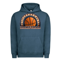 Pigment Midnight Navy basketball rainbow Urban Hoodie - JahusDesignShop