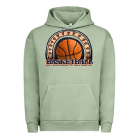 Pigment Oil Green basketball rainbow Urban Hoodie - JahusDesignShop