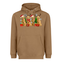 Toasted Coconut golden dogs with christmas Heavyweight Hoodie - Zillion Design Studio