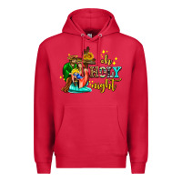 Cardinal oh holy night with sunflower and cross Premium Hoodie - AdoDesignShop