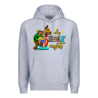 Heather Grey oh holy night with sunflower and cross Premium Hoodie - AdoDesignShop